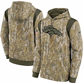 Men's Denver Broncos Nike Camo 2021 Salute To Service Therma Performance Pullover Hoodie,baseball caps,new era cap wholesale,wholesale hats
